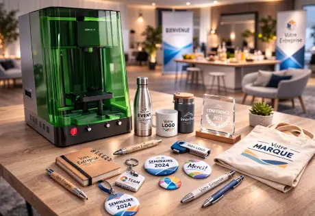 Goodies entreprise : CETAKI marquage laser